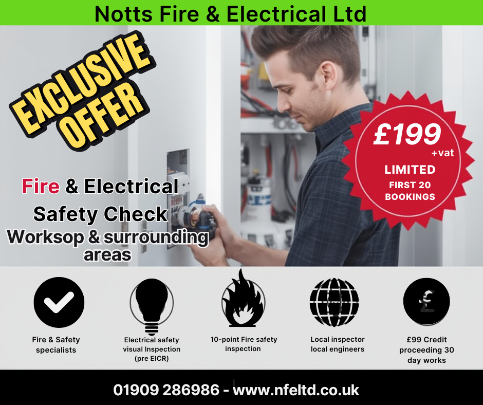 fire & electrical safety check worksop